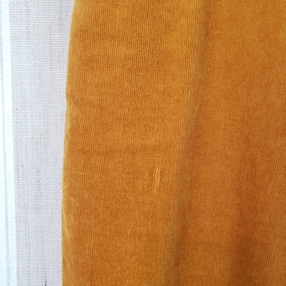 J. Crew 9" High Rise Skinny‎ Corduroy Pants Orange Size 31 - Picture 4 of 10